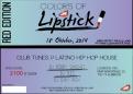 Flyer, Eintrittskarte  # 384639 für Event: Colors of Lipstick Wettbewerb