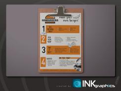 Flyer, (Toegangs)Kaart # 676832 voor Menu ontwerpen en meer wedstrijd