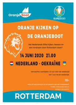 Flyer, (Toegangs)Kaart # 1016708 voor Online flyer  insta   fb  voor Oranje boot nl wedstrijd