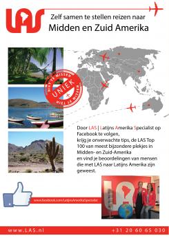 Flyer, (Toegangs)Kaart # 242548 voor Ontwerp een triggerend A6-flyer (dubbelzijdig) voor reisbureau LAS | Latijns Amerika Specialist op de 50+ beurs. wedstrijd