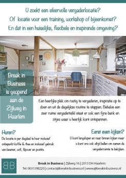 Flyer, (Toegangs)Kaart # 933457 voor Ontwerp flyer vergaderruimte in Haarlem wedstrijd