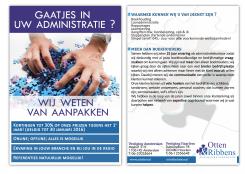 Flyer, (Toegangs)Kaart # 554052 voor Ontwerp een pakkende flyer voor ons administratiekantoor! wedstrijd