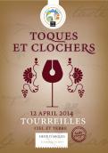 Flyer, tickets # 207164 for Poster  for the 25th edition of Toques and Clochers - International event in the world of wine and gastronomy contest