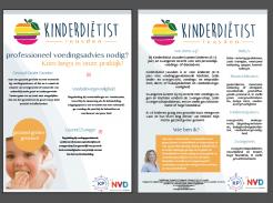 Flyer, (Toegangs)Kaart # 690573 voor Ontwerp een wervende flyer voor een kinderdiëtist wedstrijd