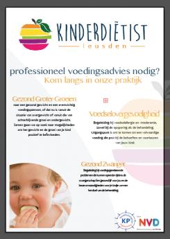 Flyer, (Toegangs)Kaart # 690383 voor Ontwerp een wervende flyer voor een kinderdiëtist wedstrijd