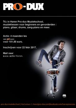 Flyer, (Toegangs)Kaart # 690799 voor muziekschool flyer wedstrijd