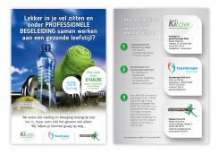 Flyer, (Toegangs)Kaart # 650781 voor weer lekker in je vel??? aanbieding van voedingsconsulente, fysiotherpeut en bootcamp instructrice wedstrijd