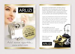 Flyer, (Toegangs)Kaart # 539631 voor ontwerp een luxe flyer voor een B2B mailing voor sieraden merk wedstrijd