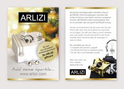 Flyer, (Toegangs)Kaart # 538162 voor ontwerp een luxe flyer voor een B2B mailing voor sieraden merk wedstrijd