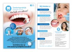 Flyer # 1066072 voor Flyer voor tandartspraktijk wedstrijd