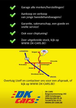 Flyer, (Toegangs)Kaart # 4970 voor DK CARS - Flyer wedstrijd