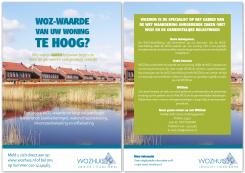 Flyer, (Toegangs)Kaart # 158385 voor Flyer voor een Fiscaal Juridisch bureau gespecialiseerd in de wet WOZ wedstrijd