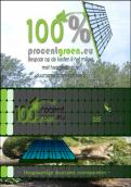 Flyer, (Toegangs)Kaart # 57263 voor zonnepanelen flyer voor 100procentgroen.eu wedstrijd