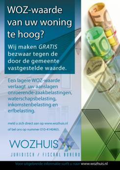 Flyer, (Toegangs)Kaart # 157889 voor Flyer voor een Fiscaal Juridisch bureau gespecialiseerd in de wet WOZ wedstrijd