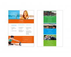 Flyer, (Toegangs)Kaart # 650868 voor weer lekker in je vel??? aanbieding van voedingsconsulente, fysiotherpeut en bootcamp instructrice wedstrijd