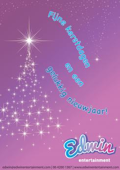 Flyer, (Toegangs)Kaart # 144378 voor Kerstkaart voor Drive in show wedstrijd