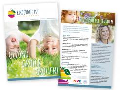 Flyer, (Toegangs)Kaart # 693009 voor Ontwerp een wervende flyer voor een kinderdiëtist wedstrijd