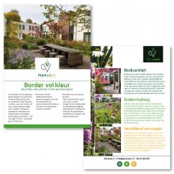 Flyer, (Toegangs)Kaart # 812977 voor Flyer voor concept Plantvak.nl wedstrijd