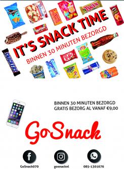 Flyer, (Toegangs)Kaart # 814180 voor GoSnack Flyer wedstrijd