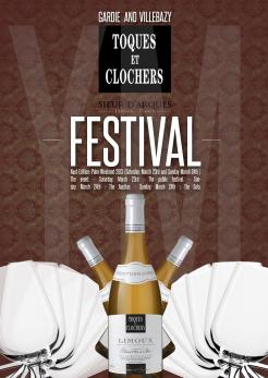 Flyer, tickets # 130671 for Poster for the 24th Edition of Toques et Clochers - International Event in the world of wine and gastronomy. contest