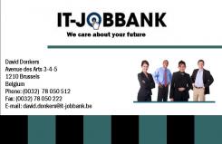 Huisstijl # 2012 voor Business Cards IT-JobBank.be wedstrijd