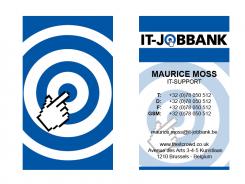 Huisstijl # 2054 voor Business Cards IT-JobBank.be wedstrijd
