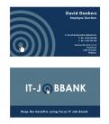 Huisstijl # 2025 voor Business Cards IT-JobBank.be wedstrijd