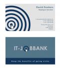 Huisstijl # 2062 voor Business Cards IT-JobBank.be wedstrijd