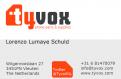 Huisstijl # 81656 voor Visitekaartje ontwerp voor TyvoX  wedstrijd