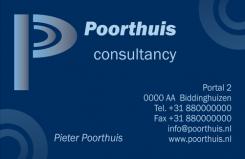 Huisstijl # 2267 voor Poorthuis Consultancy wedstrijd