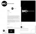Stationery design # 836812 for Wanted: contemporary black & white logo design for INC-Brand Development! contest
