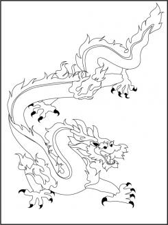 Illustratie, Tekening, Kledingopdruk # 45197 voor Digitale versie van een met de hand getekende draak wedstrijd