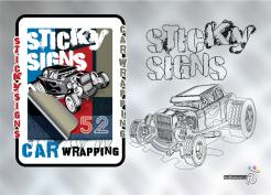 Visitekaartje # 130749 voor Stickysigns carwrapping Tshirt design wedstrijd