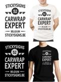 Visitekaartje # 127588 voor Stickysigns carwrapping Tshirt design wedstrijd