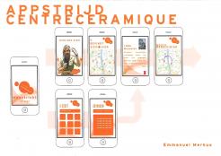 iPhone App design # 64605 voor AppstrijdCC - app ontwerp wedstrijd Centre Céramique wedstrijd
