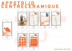 iPhone App design # 64606 voor AppstrijdCC - app ontwerp wedstrijd Centre Céramique wedstrijd