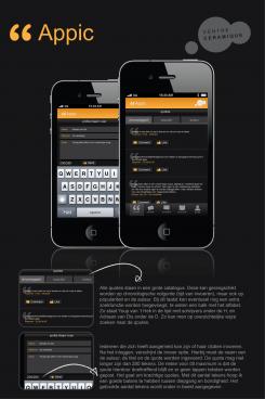iPhone App design # 64883 voor AppstrijdCC - app ontwerp wedstrijd Centre Céramique wedstrijd