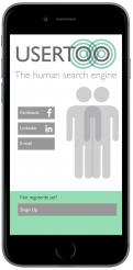 iPhone-App Design # 753801 for Design the logo and 3* screens of the human search engine app!  contest