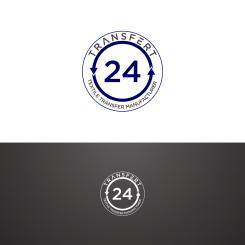 Logo design # 1159681 for creation of a logo for a textile transfer manufacturer TRANSFERT24 contest