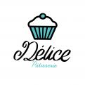 Logo design # 756243 for design of a new thight logo for a starting pastry business. it's name: délice   pâtisserie contest