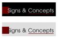 Logo # 114342 voor Signs&Concepts wedstrijd