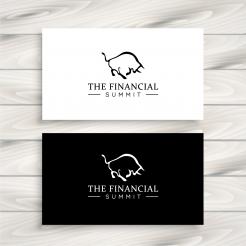 Logo design # 1062935 for The Financial Summit   logo with Summit and Bull contest