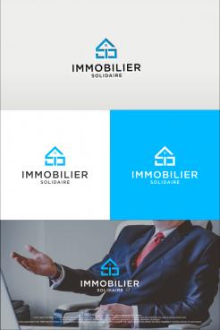 Logo design # 1167005 for Logo for  Immobilier Solidaire    The real estate agency that supports those who need it contest