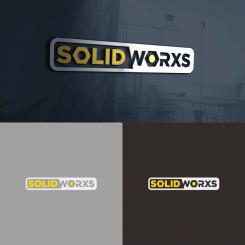 Logo design # 1248380 for Logo for SolidWorxs  brand of masts for excavators and bulldozers  contest