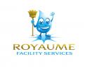 Logo # 690334 voor een vrolijk/vriendelijk/vertrouwd schoonmaakbedrijf Royaume Facility Rervices wedstrijd