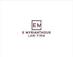 Logo design # 830253 for E Myrianthous Law Firm  contest