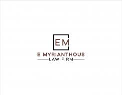 Logo design # 830264 for E Myrianthous Law Firm  contest