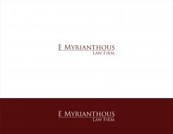Logo design # 830717 for E Myrianthous Law Firm  contest