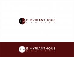 Logo design # 830719 for E Myrianthous Law Firm  contest