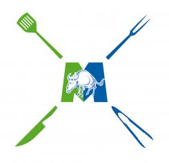 Logo  # 319543 für Logo für Grillseminare/ Grillkompetenz für eine Fleischerei mit bestehendem Logo Wettbewerb
